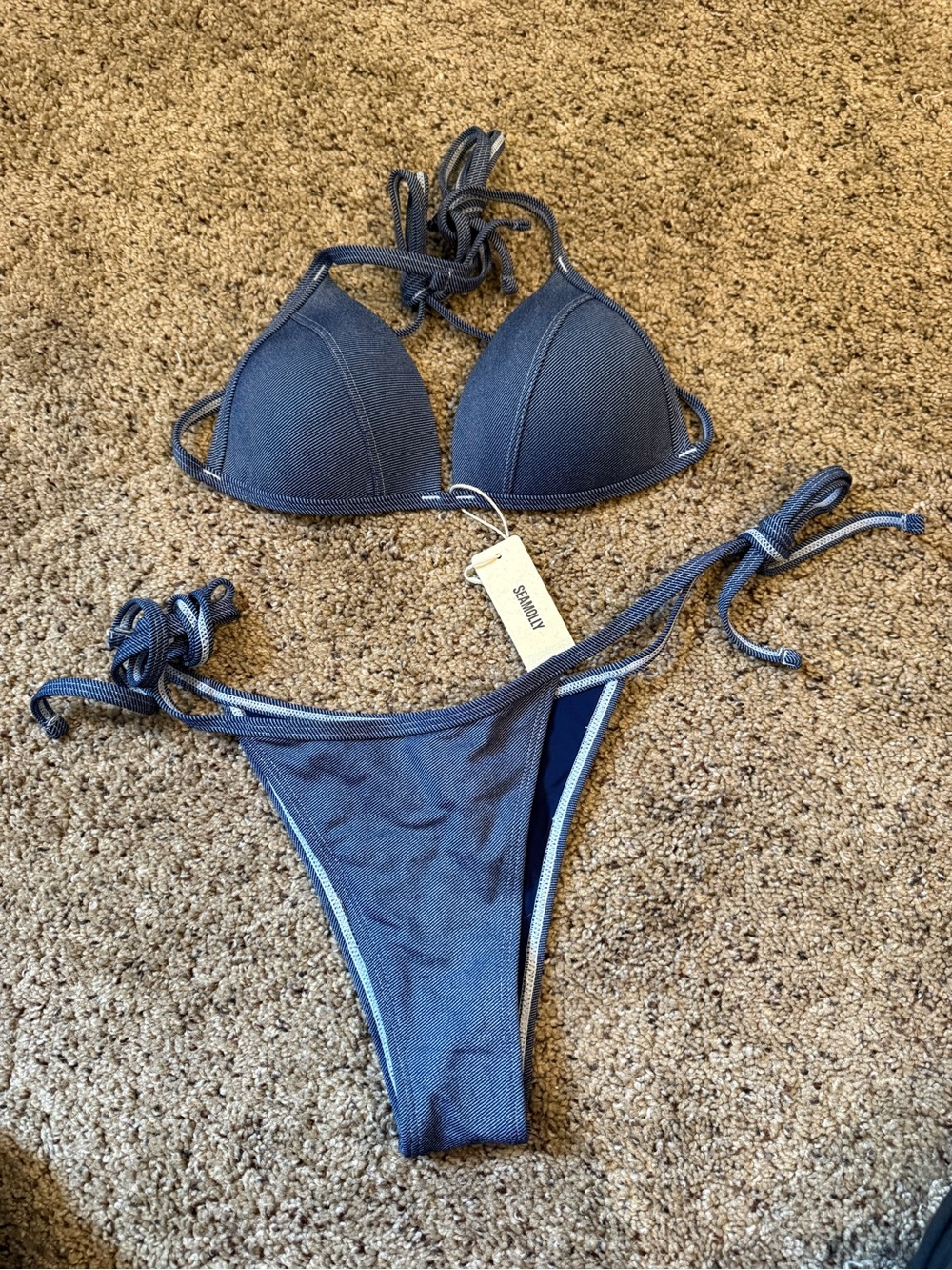 Seamolly Denim Bikini